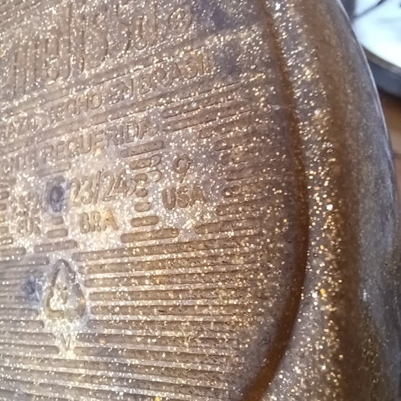 Mini Melissa Gold Glitter Butterfly Mary Janes Size 9 - Picture 11 of 11